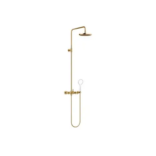 Dornbracht-TARA.-Shower Pipe-Ausladung 420mm-Messing gebürstet (23kt), 26633892-28, Artikel in Kategorie